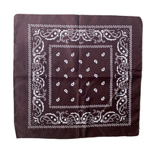 Load image into Gallery viewer, 1PC Newest 100% Cotton Hip-hop Bandanas For Male Female Head Scarf Scarves Wristband Vintage Pocket Towel Hot Selling 55*55cm
