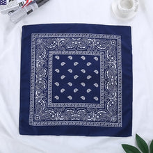 Load image into Gallery viewer, 1PC Newest 100% Cotton Hip-hop Bandanas For Male Female Head Scarf Scarves Wristband Vintage Pocket Towel Hot Selling 55*55cm