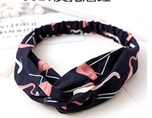 Load image into Gallery viewer, Elastic cross sports hair band ladies Korean headband headband elastic face wash hair accessories