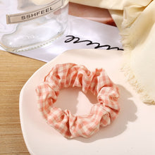 Load image into Gallery viewer, Fashion Lace Daisy Scrunchies Rainbow Gum Hair Tie Women Girls Printed Floral Elastic Hair bands Ponytail Hold Hair Accessories