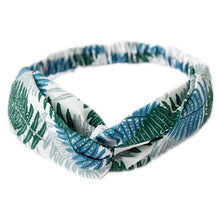 Load image into Gallery viewer, Fashion Cross Knot Headbands Flower Print Elastic Hair Bands Ties Scarf Ribbon Headwear Women Hair Accessories Head Wrap
