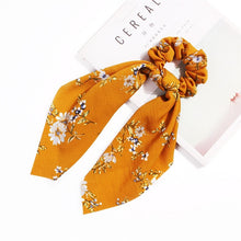 Load image into Gallery viewer, Fashion Cross Knot Headbands Flower Print Elastic Hair Bands Ties Scarf Ribbon Headwear Women Hair Accessories Head Wrap