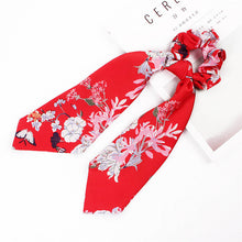 Load image into Gallery viewer, Fashion Cross Knot Headbands Flower Print Elastic Hair Bands Ties Scarf Ribbon Headwear Women Hair Accessories Head Wrap