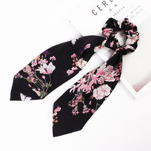 Load image into Gallery viewer, Fashion Cross Knot Headbands Flower Print Elastic Hair Bands Ties Scarf Ribbon Headwear Women Hair Accessories Head Wrap