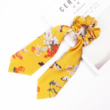 Load image into Gallery viewer, Fashion Cross Knot Headbands Flower Print Elastic Hair Bands Ties Scarf Ribbon Headwear Women Hair Accessories Head Wrap