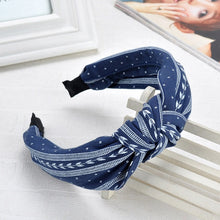 Load image into Gallery viewer, Wide Top Knot Hair Bands For Women Headdress Solid Color Cloth Headband Bezel Girls Hairband Hair Hoop Female Hair Accessories