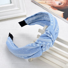 Load image into Gallery viewer, Wide Top Knot Hair Bands For Women Headdress Solid Color Cloth Headband Bezel Girls Hairband Hair Hoop Female Hair Accessories