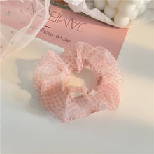 Load image into Gallery viewer, Fashion Lace Daisy Scrunchies Rainbow Gum Hair Tie Women Girls Printed Floral Elastic Hair bands Ponytail Hold Hair Accessories