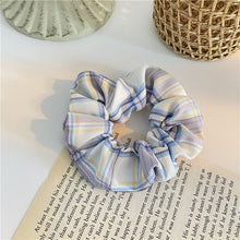 Load image into Gallery viewer, Fashion Lace Daisy Scrunchies Rainbow Gum Hair Tie Women Girls Printed Floral Elastic Hair bands Ponytail Hold Hair Accessories