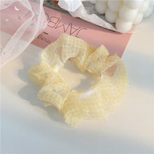 Load image into Gallery viewer, Fashion Lace Daisy Scrunchies Rainbow Gum Hair Tie Women Girls Printed Floral Elastic Hair bands Ponytail Hold Hair Accessories