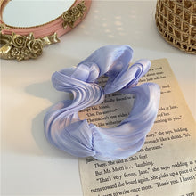 Load image into Gallery viewer, Fashion Lace Daisy Scrunchies Rainbow Gum Hair Tie Women Girls Printed Floral Elastic Hair bands Ponytail Hold Hair Accessories