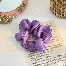 Load image into Gallery viewer, Fashion Lace Daisy Scrunchies Rainbow Gum Hair Tie Women Girls Printed Floral Elastic Hair bands Ponytail Hold Hair Accessories