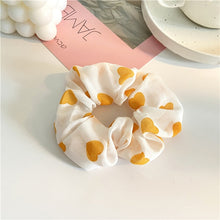 Load image into Gallery viewer, Fashion Lace Daisy Scrunchies Rainbow Gum Hair Tie Women Girls Printed Floral Elastic Hair bands Ponytail Hold Hair Accessories
