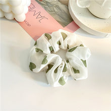 Load image into Gallery viewer, Fashion Lace Daisy Scrunchies Rainbow Gum Hair Tie Women Girls Printed Floral Elastic Hair bands Ponytail Hold Hair Accessories