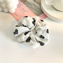 Load image into Gallery viewer, Fashion Lace Daisy Scrunchies Rainbow Gum Hair Tie Women Girls Printed Floral Elastic Hair bands Ponytail Hold Hair Accessories