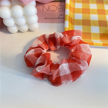Load image into Gallery viewer, Fashion Lace Daisy Scrunchies Rainbow Gum Hair Tie Women Girls Printed Floral Elastic Hair bands Ponytail Hold Hair Accessories