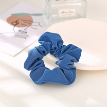 Load image into Gallery viewer, Fashion Lace Daisy Scrunchies Rainbow Gum Hair Tie Women Girls Printed Floral Elastic Hair bands Ponytail Hold Hair Accessories