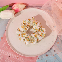 Load image into Gallery viewer, Fashion Lace Daisy Scrunchies Rainbow Gum Hair Tie Women Girls Printed Floral Elastic Hair bands Ponytail Hold Hair Accessories