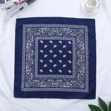 Load image into Gallery viewer, 1PC Newest 100% Cotton Hip-hop Bandanas For Male Female Head Scarf Scarves Wristband Vintage Pocket Towel Hot Selling 55*55cm
