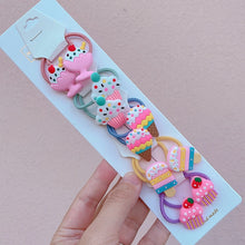 Load image into Gallery viewer, 10/20Pcs/SetCartoon Animals Fruit Headbands For Kids Girls Elastic Hair Bands 2020 New Rubber Hair Accessories Fashion Jewelry
