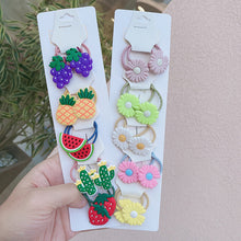 Load image into Gallery viewer, 10/20Pcs/SetCartoon Animals Fruit Headbands For Kids Girls Elastic Hair Bands 2020 New Rubber Hair Accessories Fashion Jewelry
