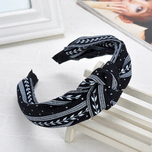 Wide Top Knot Hair Bands For Women Headdress Solid Color Cloth Headband Bezel Girls Hairband Hair Hoop Female Hair Accessories