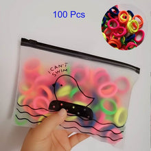 Load image into Gallery viewer, 50/100pcs/Pack Girls Small Elastic Hair Bands Colorful Nylon Children Ponytail Holder Rubber Bands Hair Accessories For Kids
